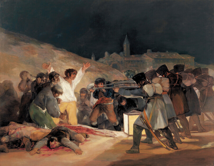 Tres de mayo, l’un des chefs-d’œuvre du peintre espagnol Francisco de Goya.